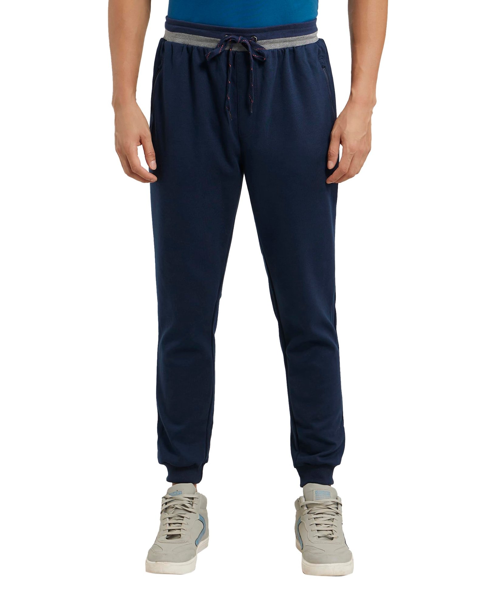 Jockey Men's Relaxed Fit Joggers (AM05_Navy_M)